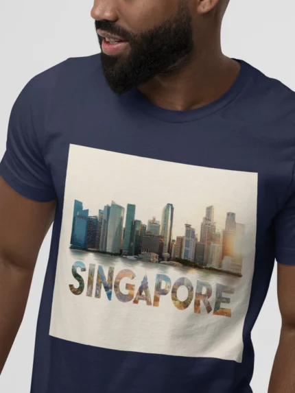 T-shirt SINGAPOUR (#020) – Image 20