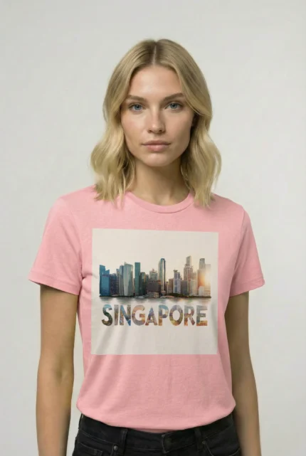 T-shirt SINGAPOUR (#020) – Image 22
