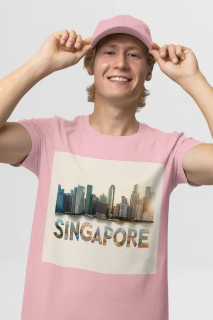 T-shirt SINGAPOUR (#020) – Image 24