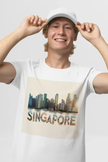 T-shirt SINGAPOUR (#020) – Image 29