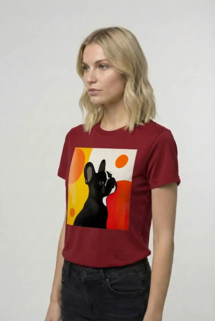 T-shirt FRENCH BULLDOG (#021) – Image 8