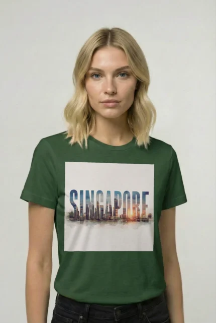 T-shirt SINGAPOUR (#021) – Image 12