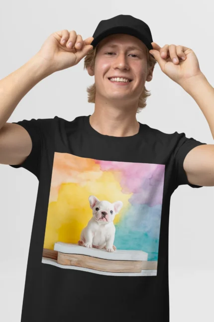T-shirt FRENCH BULLDOG (#022) – Image 4