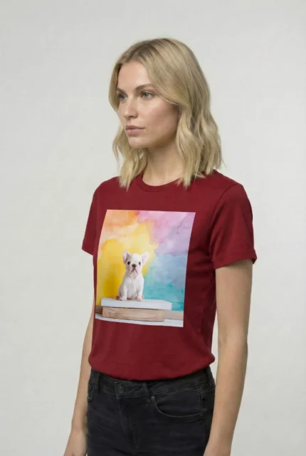 T-shirt FRENCH BULLDOG (#022) – Image 8