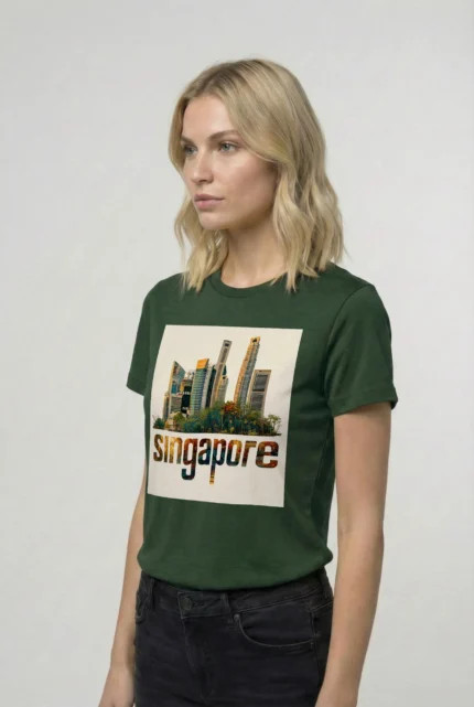 T-shirt SINGAPOUR (#022) – Image 13