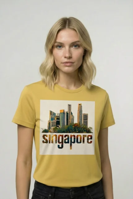 T-shirt SINGAPOUR (#022) – Image 32