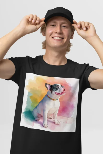 T-shirt FRENCH BULLDOG (#023) – Image 4