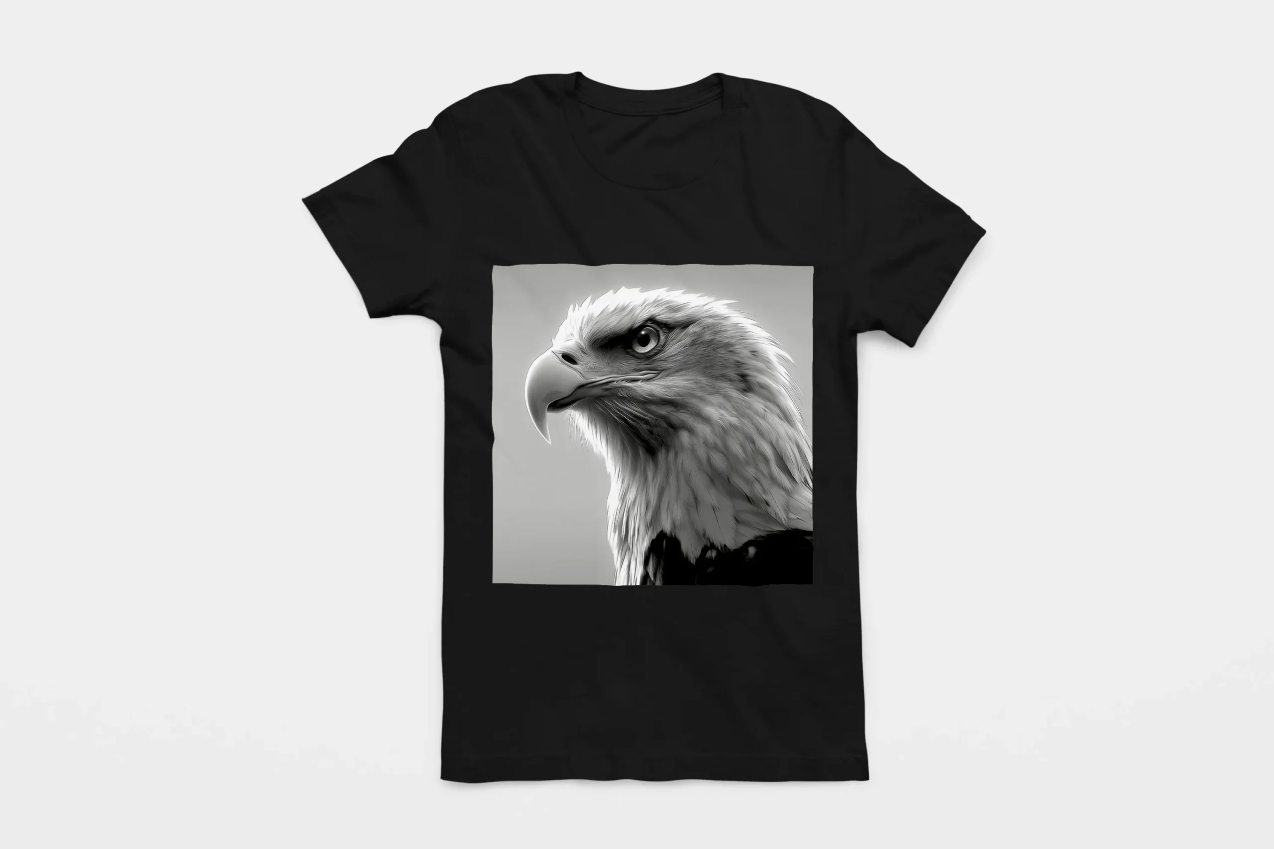 024-EAGLE-BLACK-FLAT T-shirt EAGLE (#024) – Image 1