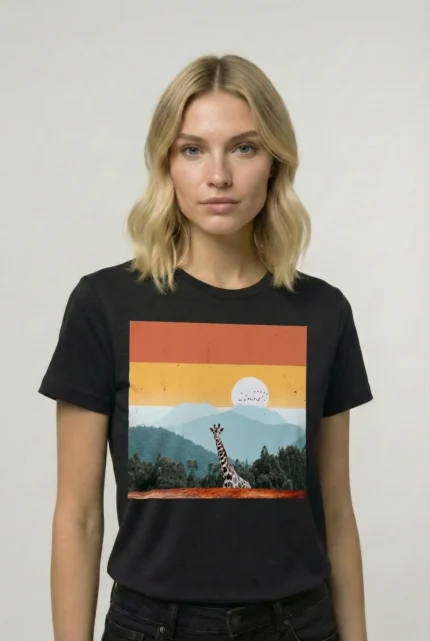 T-shirt GIRAFFE (#024) – Image 2