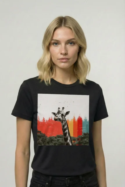 T-shirt GIRAFFE (#025) – Image 2