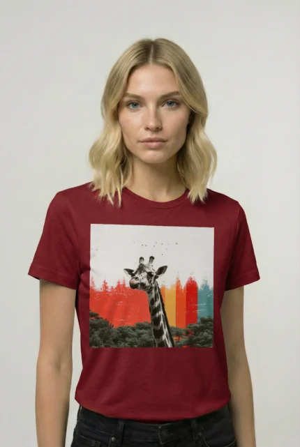 T-shirt GIRAFFE (#025) – Image 7