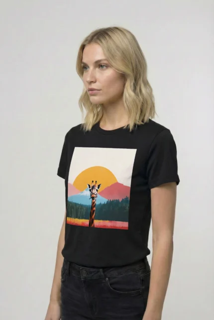T-shirt GIRAFFE (#026) – Image 3
