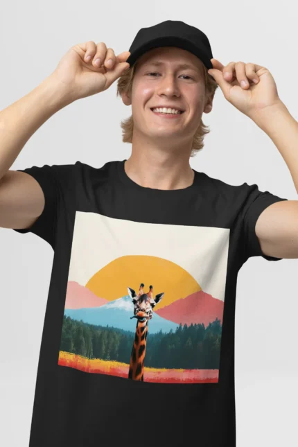 T-shirt GIRAFFE (#026) – Image 4