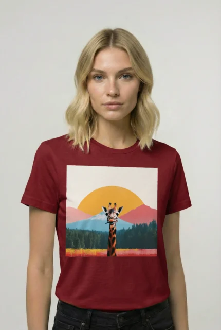 T-shirt GIRAFFE (#026) – Image 7