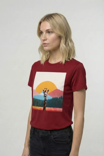 T-shirt GIRAFFE (#026) – Image 8