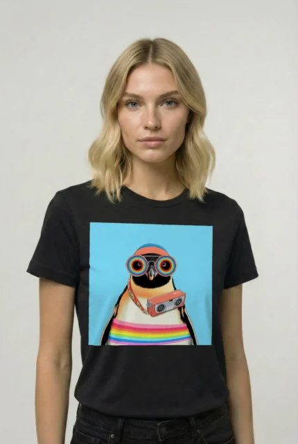 T-shirt PENGUIN (#026) – Image 2