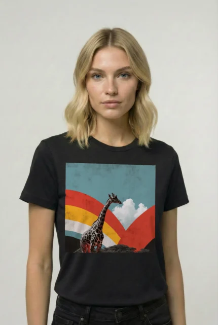 T-shirt GIRAFFE (#027) – Image 2