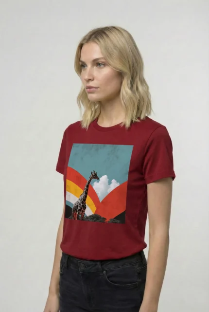 T-shirt GIRAFFE (#027) – Image 8