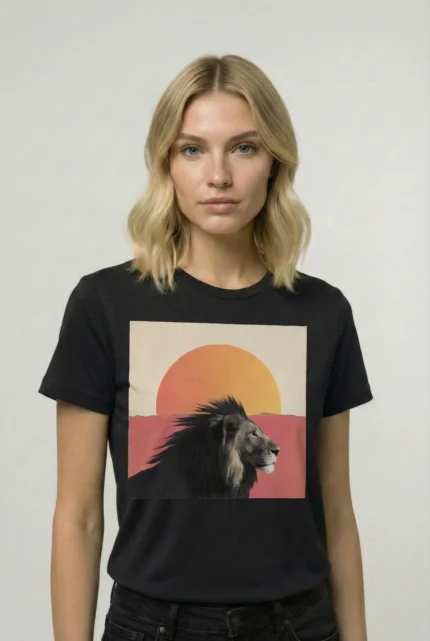 T-shirt LION (#027) – Image 2