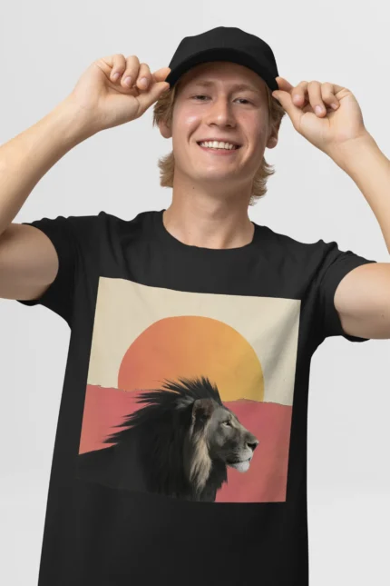 T-shirt LION (#027) – Image 4