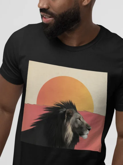 T-shirt LION (#027) – Image 5