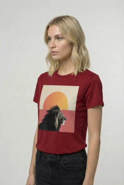 T-shirt LION (#027) – Image 8