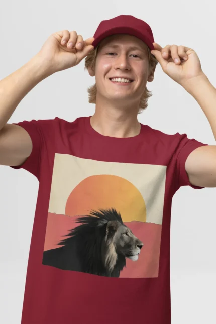 T-shirt LION (#027) – Image 9