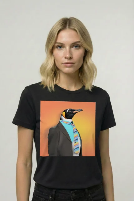 T-shirt PENGUIN (#027) – Image 2
