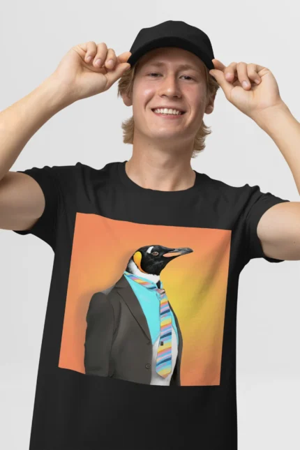 T-shirt PENGUIN (#027) – Image 4