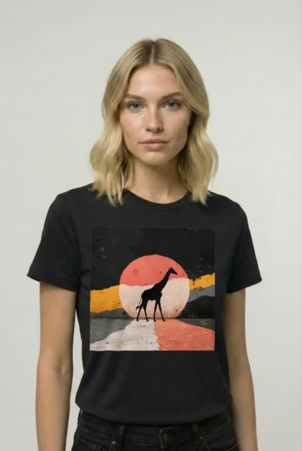 T-shirt GIRAFFE (#028) – Image 2