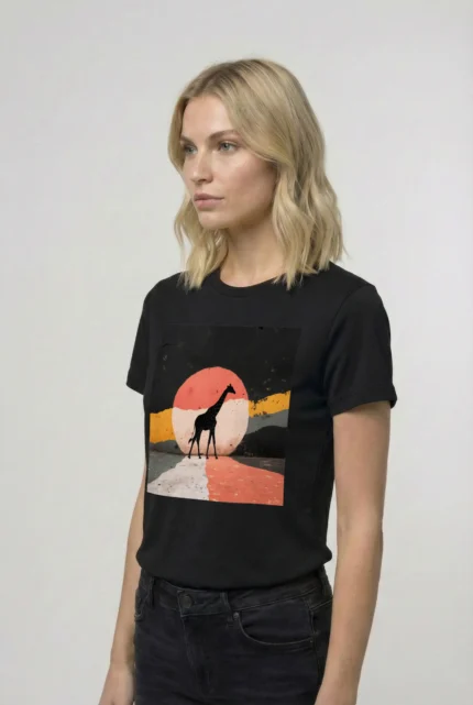 T-shirt GIRAFFE (#028) – Image 3