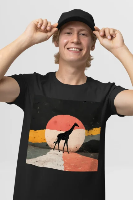 T-shirt GIRAFFE (#028) – Image 4