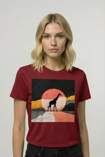 T-shirt GIRAFFE (#028) – Image 7