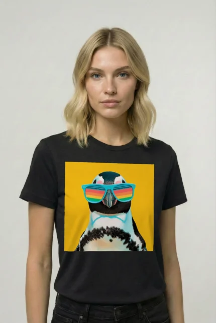 T-shirt PENGUIN (#028) – Image 2