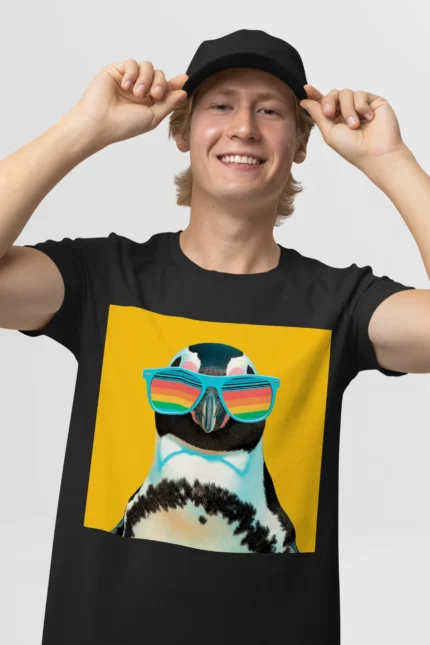T-shirt PENGUIN (#028) – Image 4