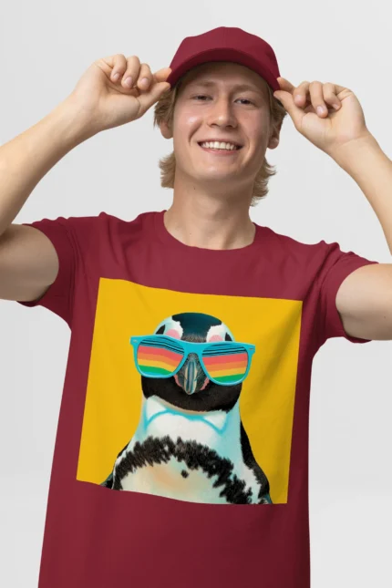 T-shirt PENGUIN (#028) – Image 9
