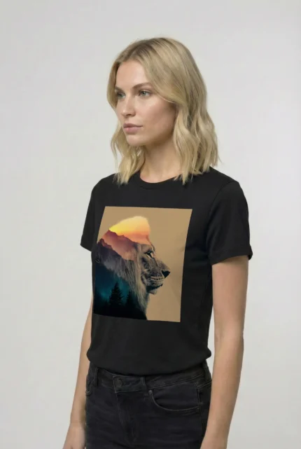 T-shirt LION (#029) – Image 3