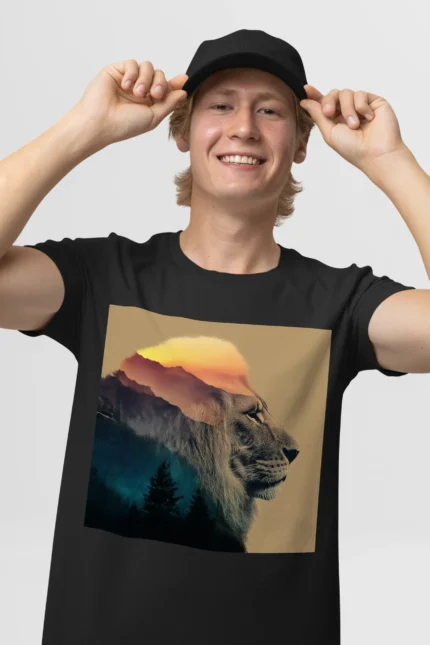 T-shirt LION (#029) – Image 4