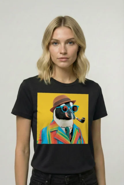 T-shirt PENGUIN (#030) – Image 2