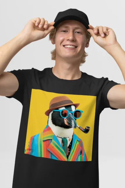 T-shirt PENGUIN (#030) – Image 4