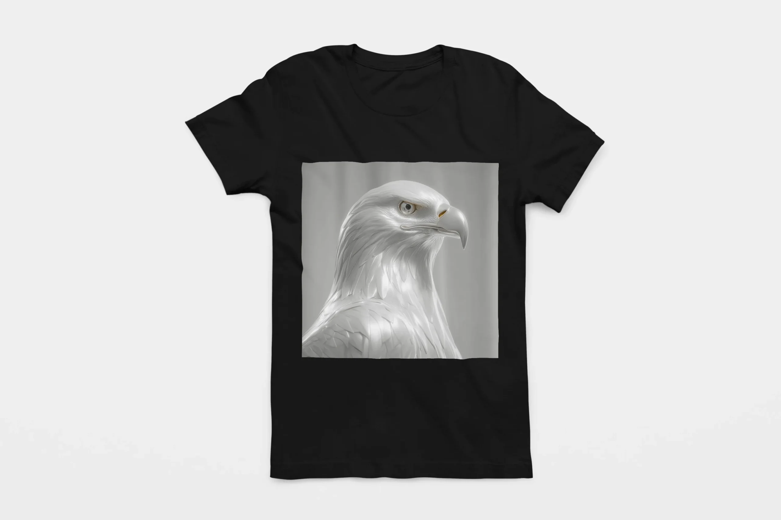 033-EAGLE-BLACK-FLAT T-shirt EAGLE (#033) – Image 1