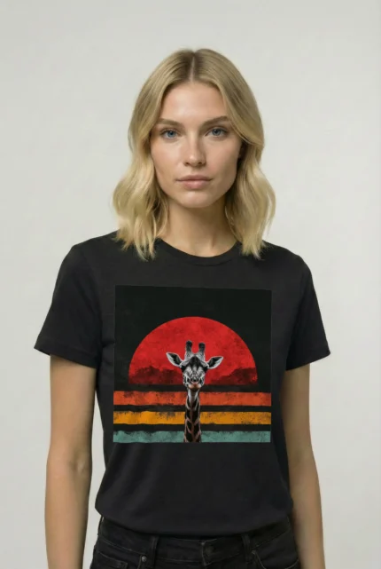 T-shirt GIRAFFE (#033) – Image 2