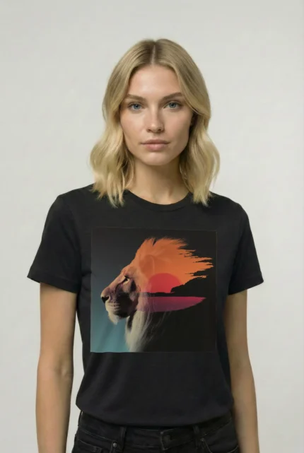 T-shirt LION (#033) – Image 2