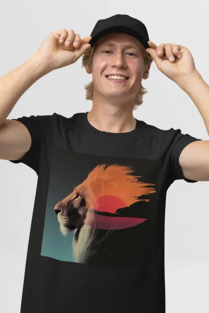 T-shirt LION (#033) – Image 4