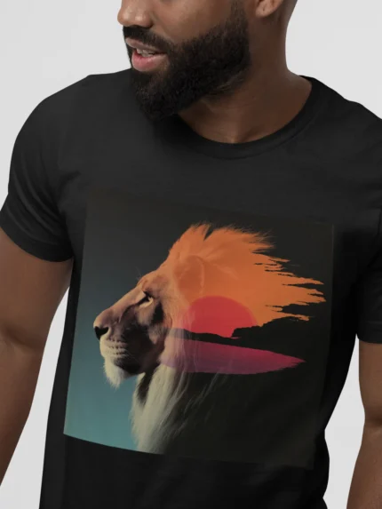 T-shirt LION (#033) – Image 5