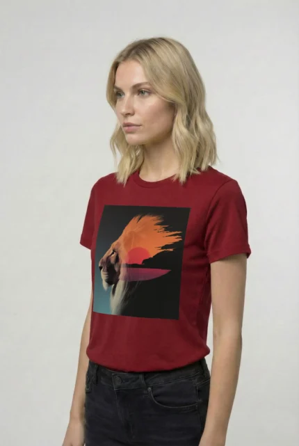 T-shirt LION (#033) – Image 8