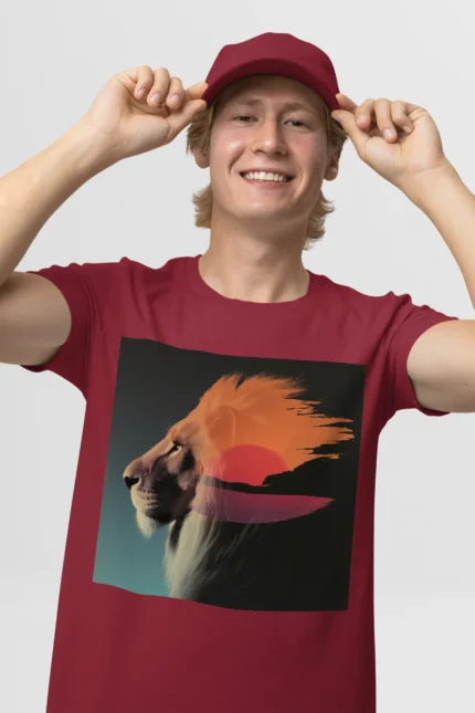 T-shirt LION (#033) – Image 9