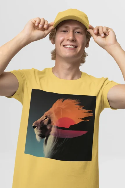 T-shirt LION (#033) – Image 34