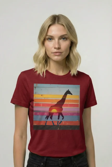 T-shirt GIRAFFE (#034) – Image 7