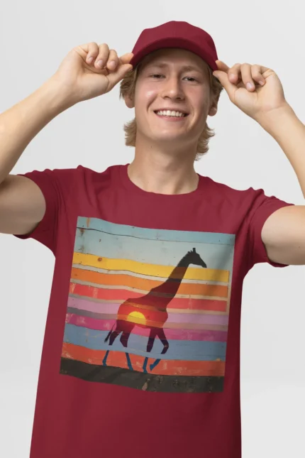 T-shirt GIRAFFE (#034) – Image 9